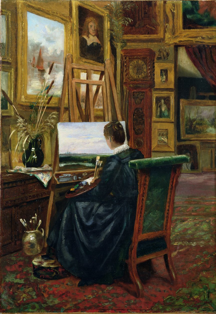Lady Artist, 1887 od Mary Churchill