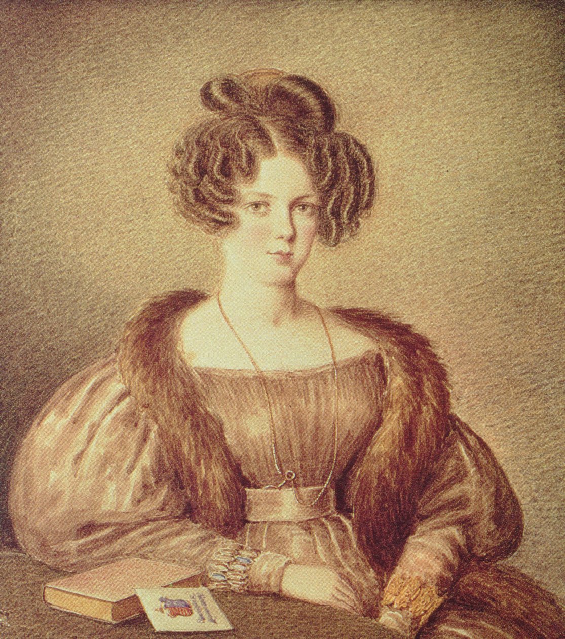 Portrét Rosamond Best od Mary Ellen Best