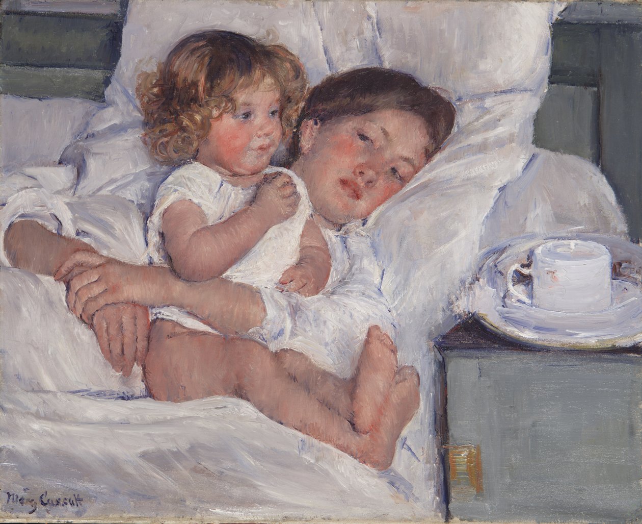 Snídaně do postele, 1897 od Mary Cassatt