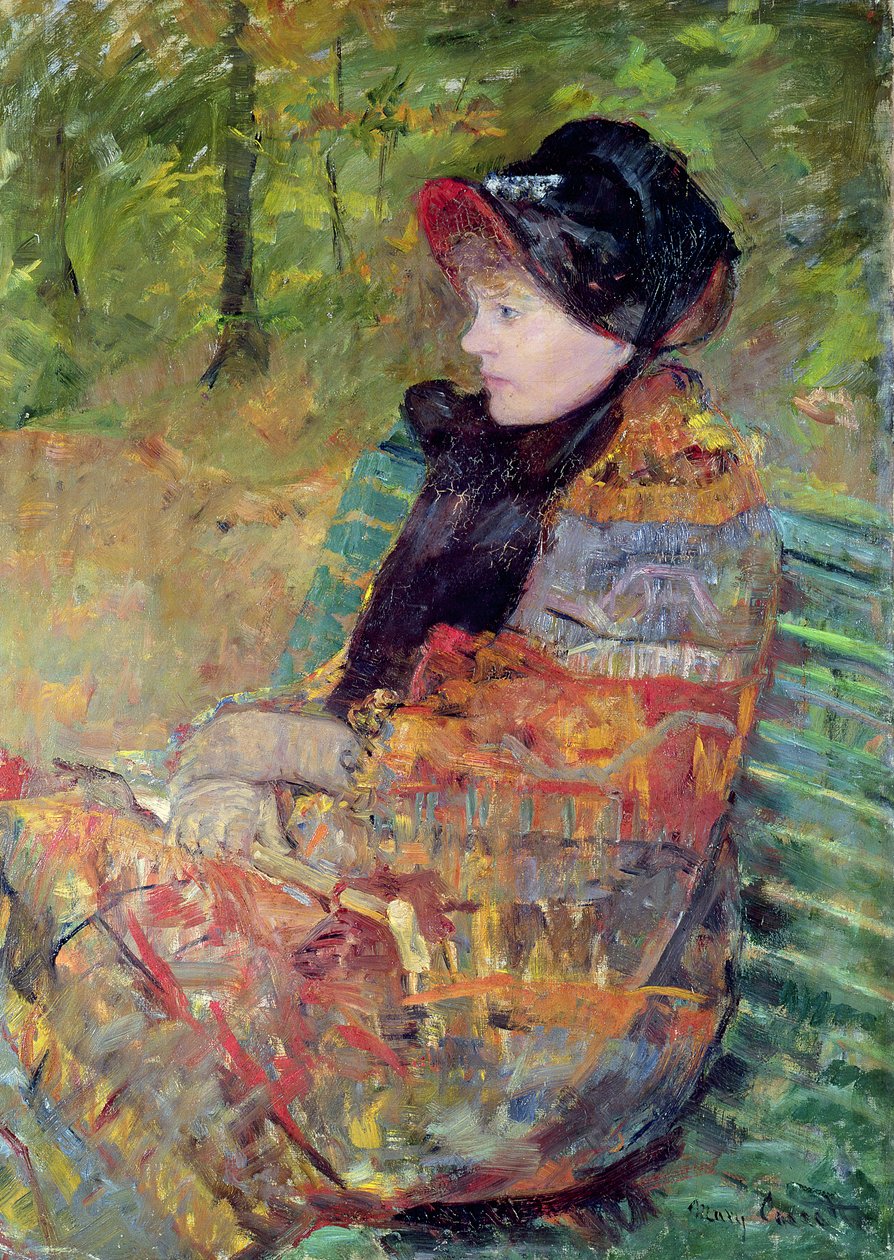 Portrét Mlle C. Lydie Cassatt, 1880 od Mary Cassatt