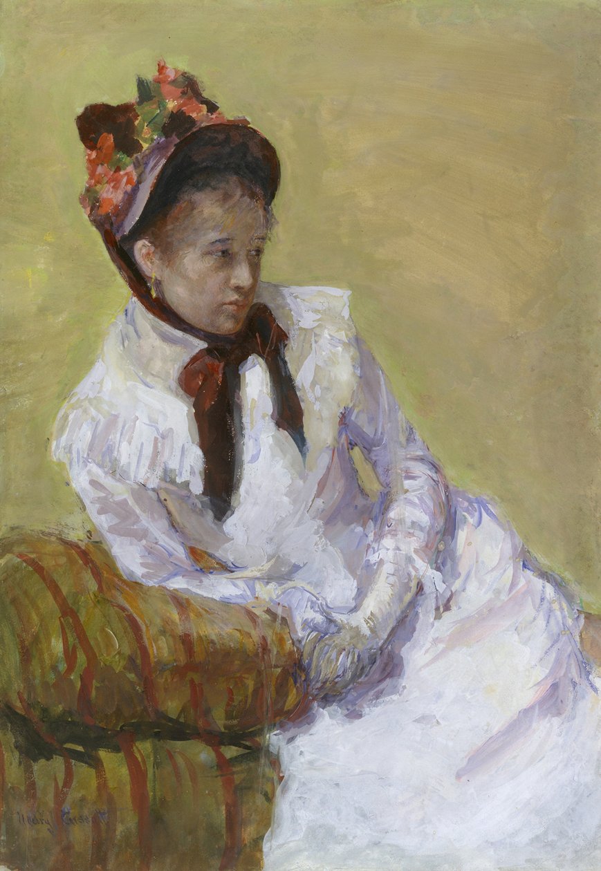 Portrét umělce, 1878 od Mary Cassatt