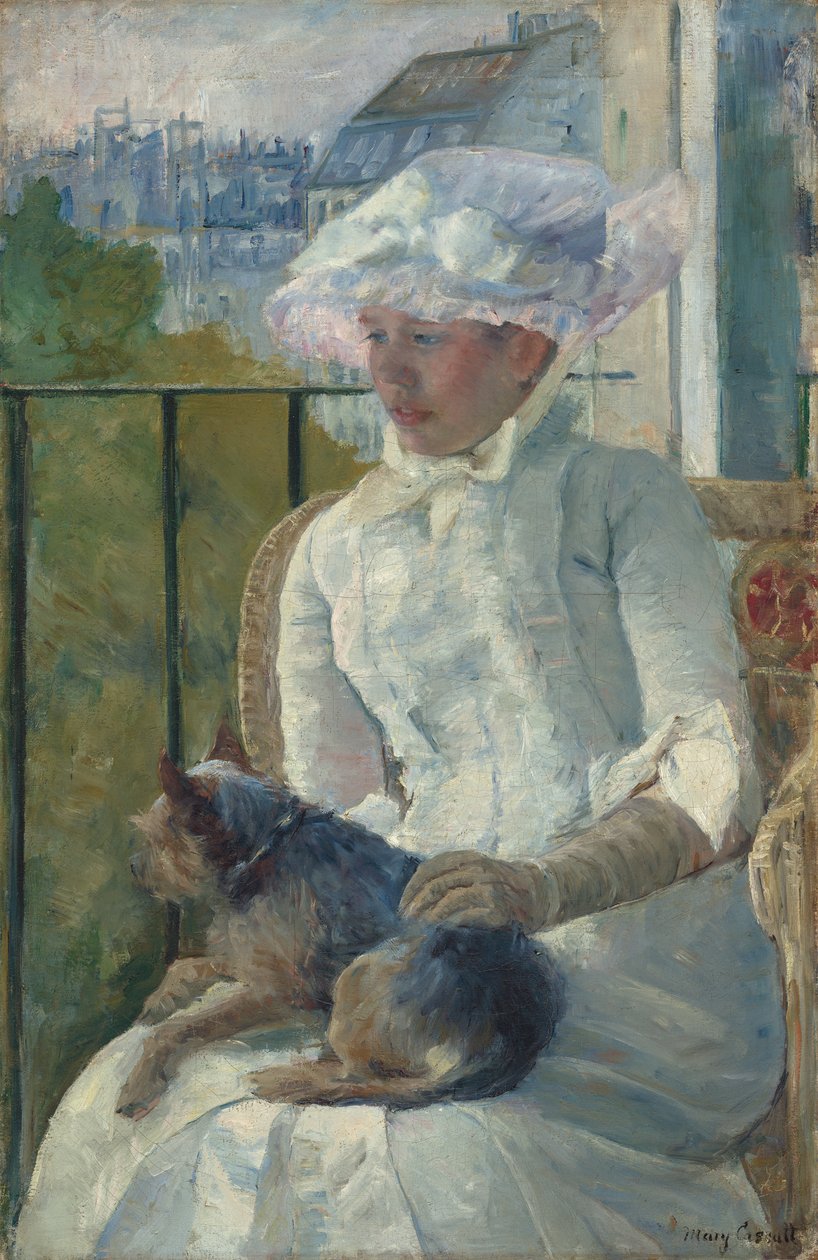 Mladá dívka u okna, c.1883-84 od Mary Cassatt