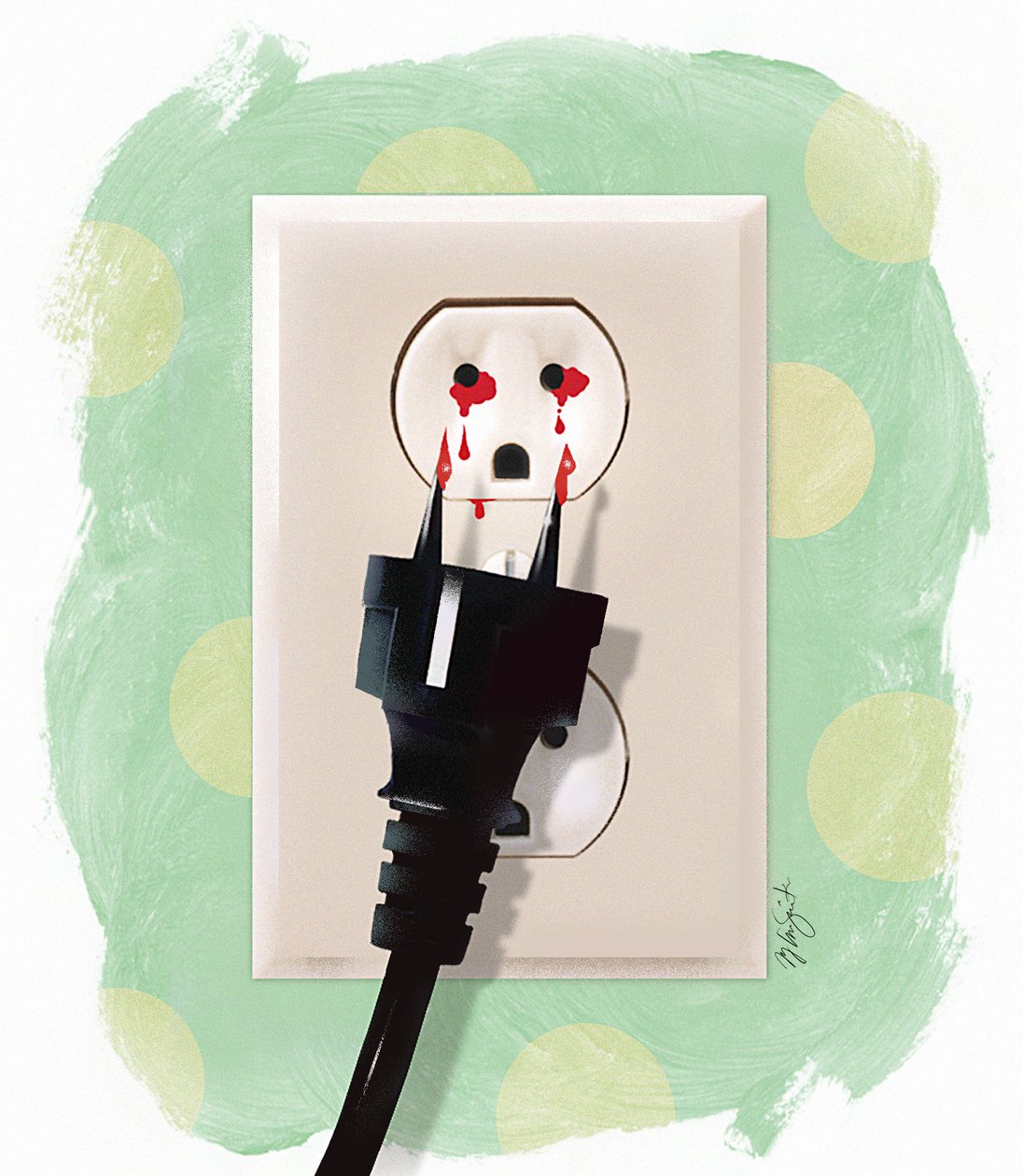 Energetický odpad, 2010 (digitální) od Mary Ann Smith