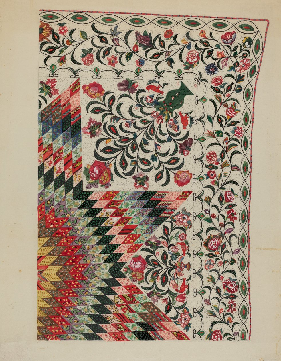 Patchwork a nášivka od Mary Berner