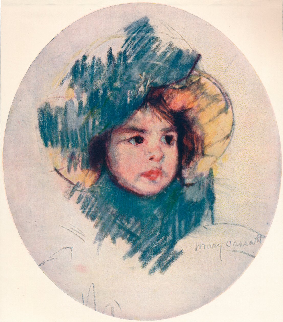 Childs Head, c1902, c1932 od Mary Cassatt