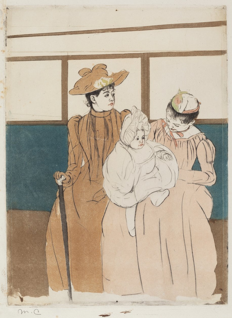 V Omnibusu, 1890-1891. od Mary Cassatt
