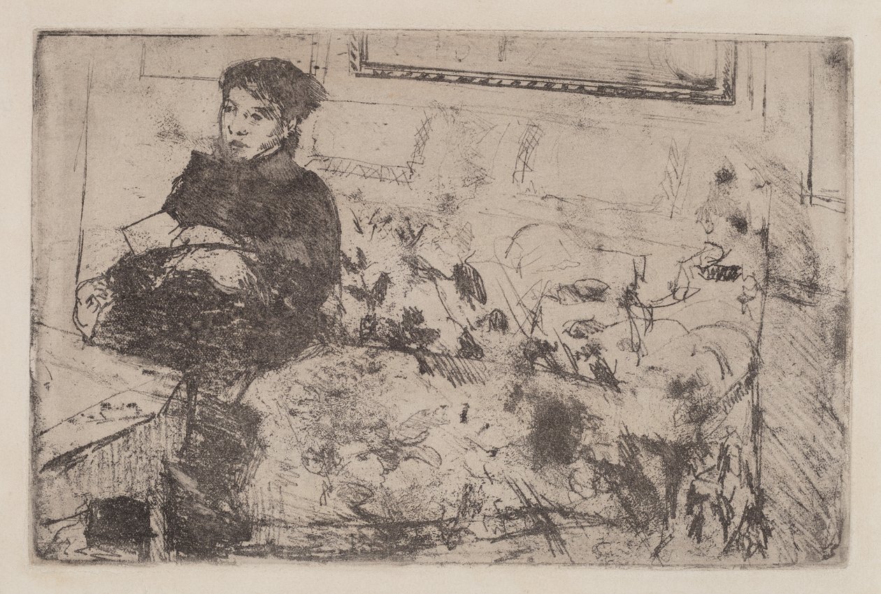 Interiér: Na pohovce, c. 1883. od Mary Cassatt