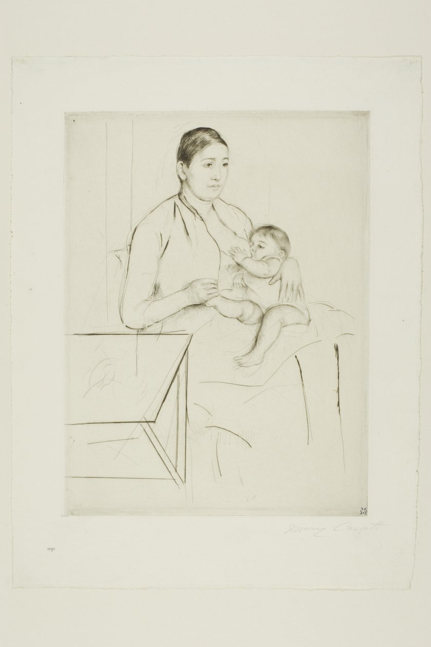 Ošetřovatelství od Mary Cassatt