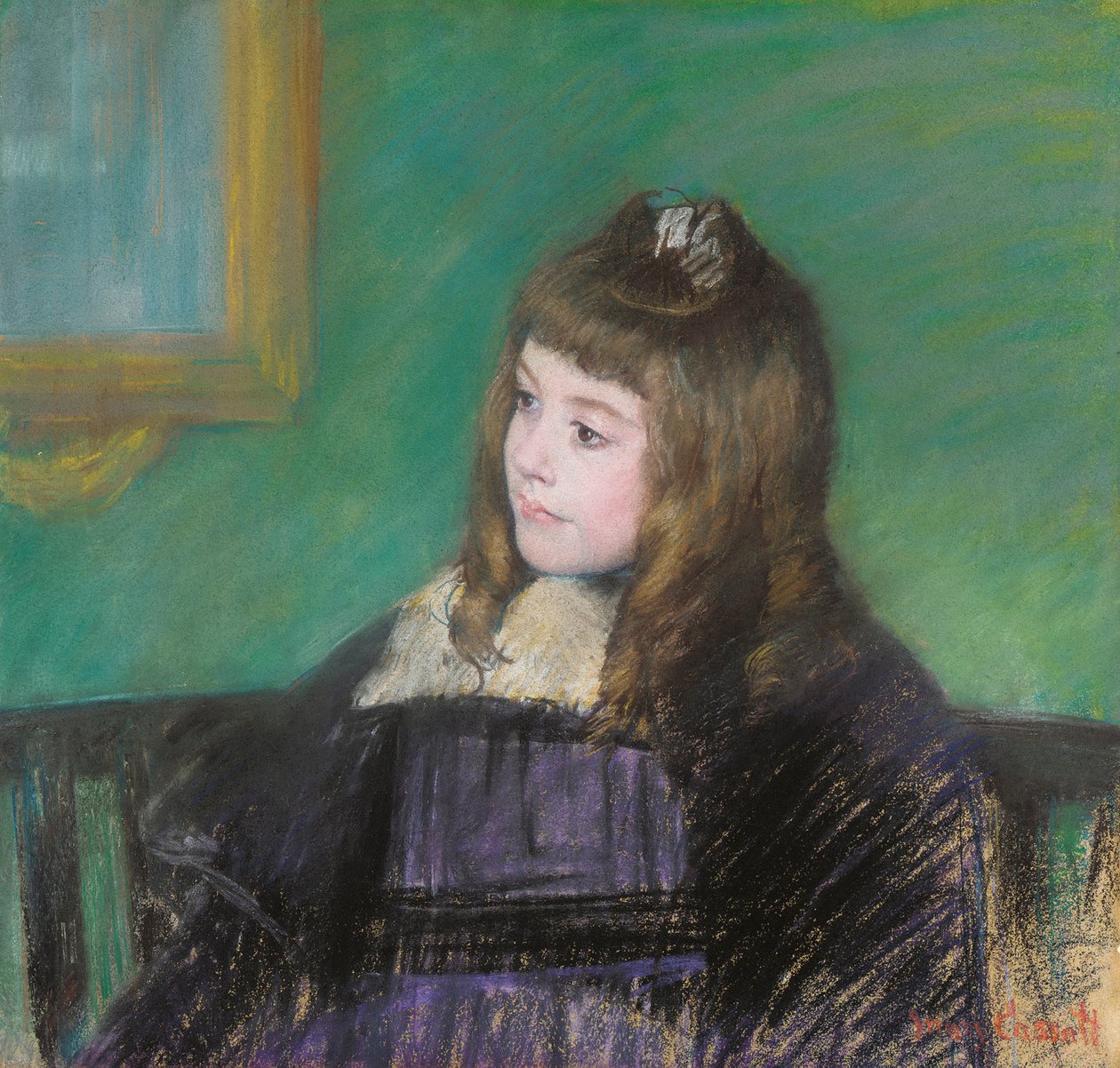 Portrét Marie-Therese Gaillardové od Mary Cassatt