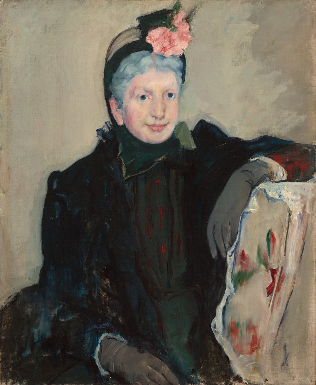 Portrét starší dámy od Mary Cassatt