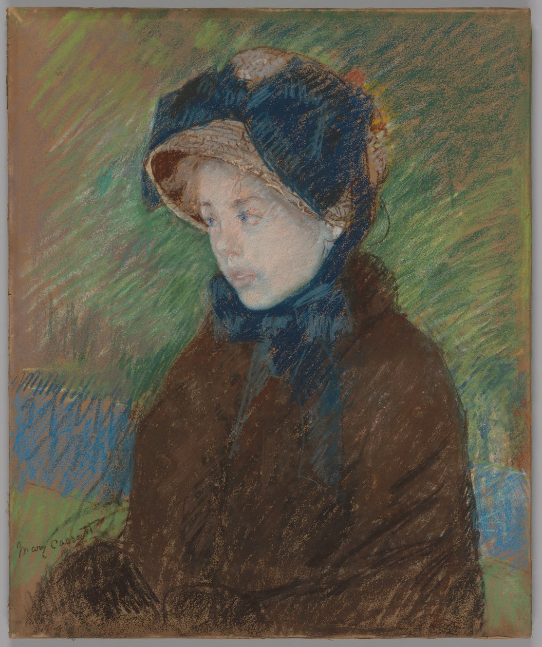 Susan ve slaměné čepici od Mary Cassatt
