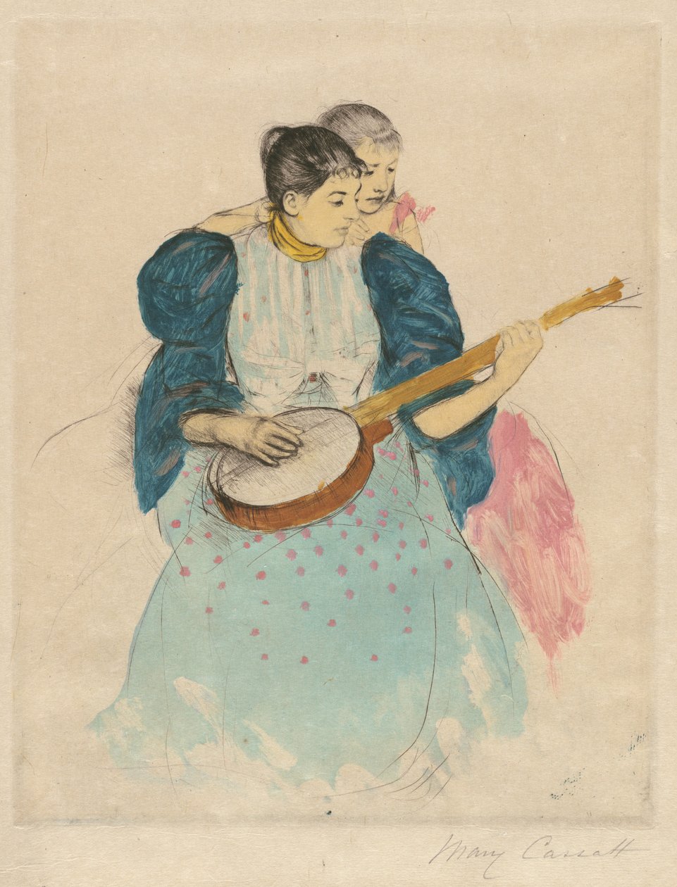 Lekce banja, c. 1893. od Mary Cassatt