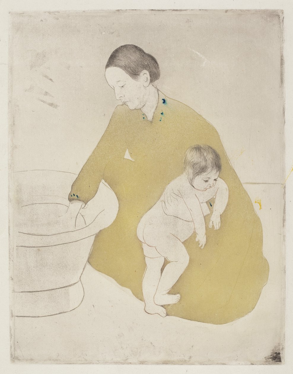 Lázně, 1890-1891. od Mary Cassatt