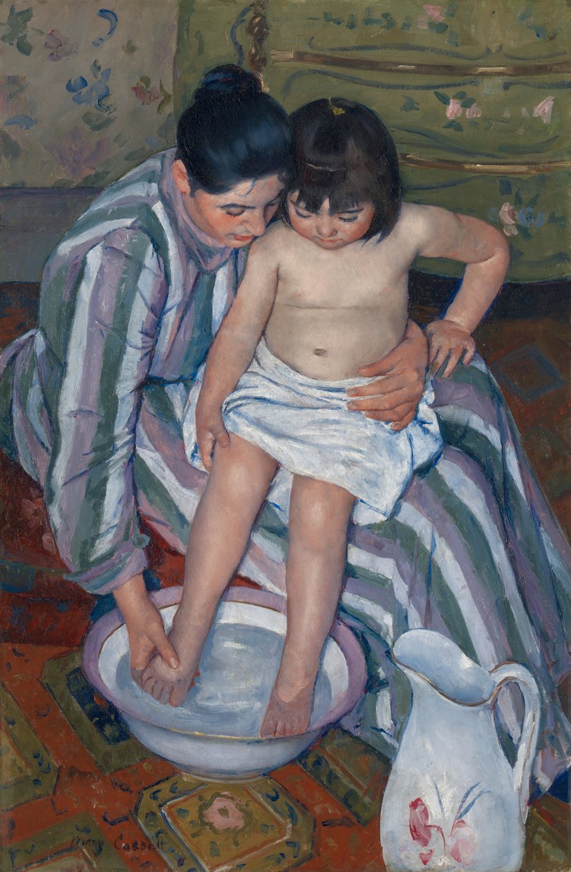 Dětská koupel, 1893. od Mary Cassatt