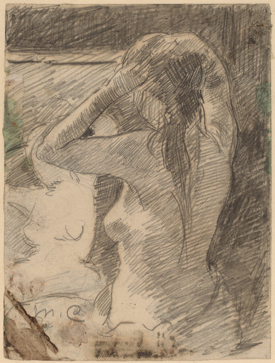 The Coiffure, c. 1891. od Mary Cassatt