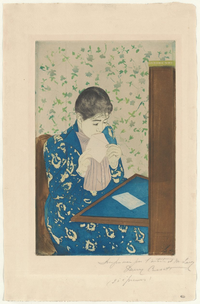 List, 1890-1891. od Mary Cassatt