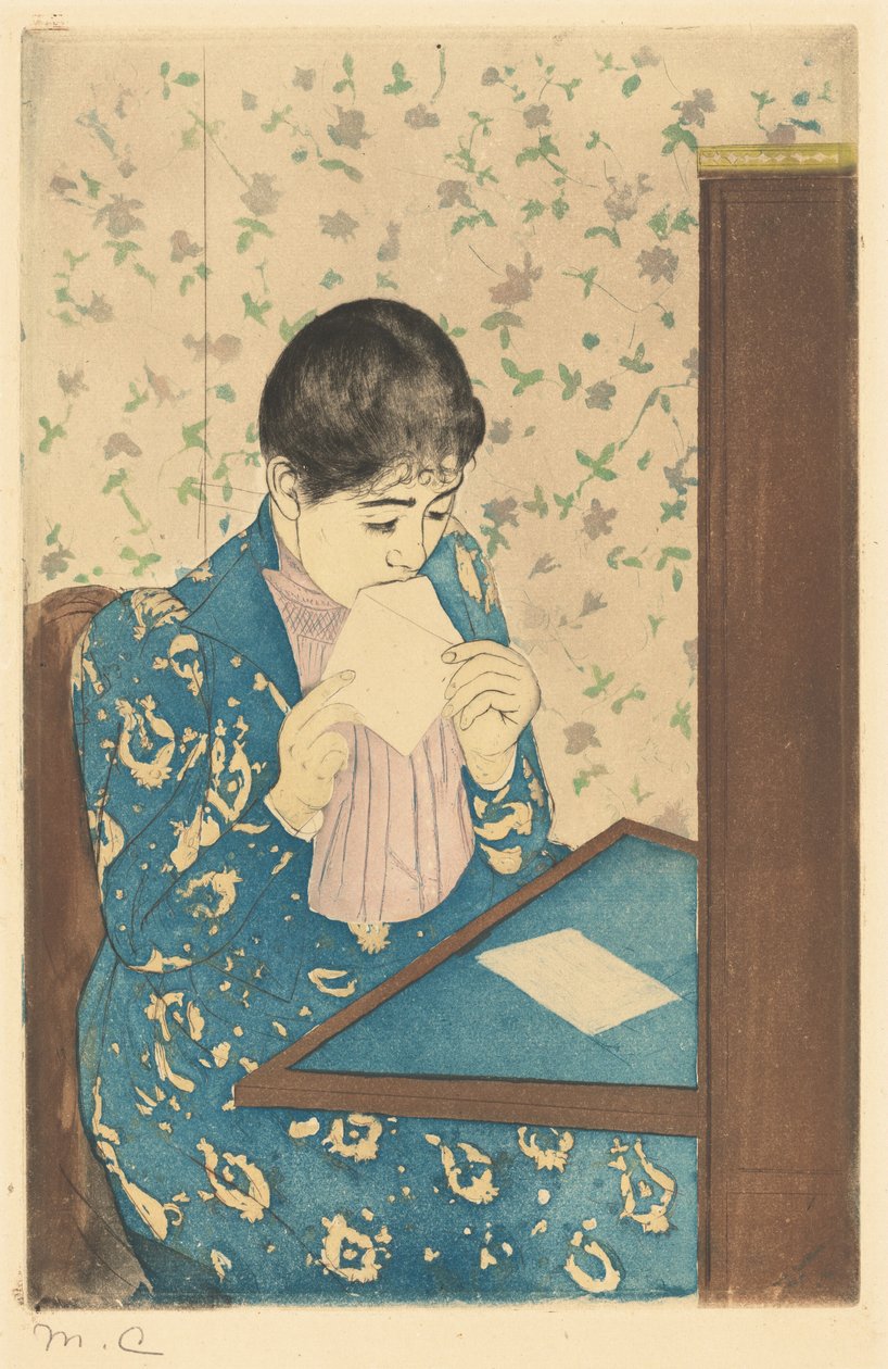 List, 1890-1891. od Mary Cassatt