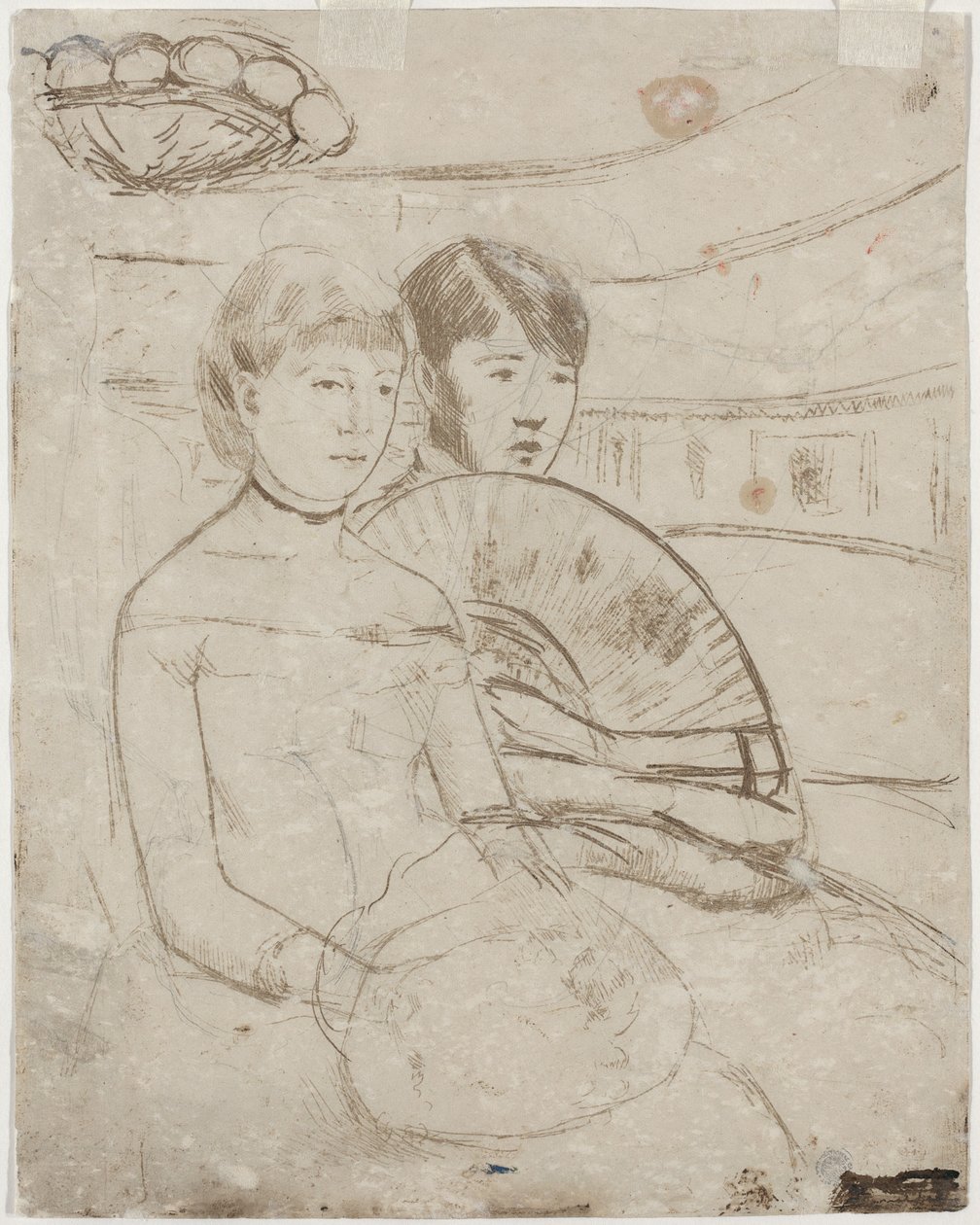 The Loge [verso] od Mary Cassatt