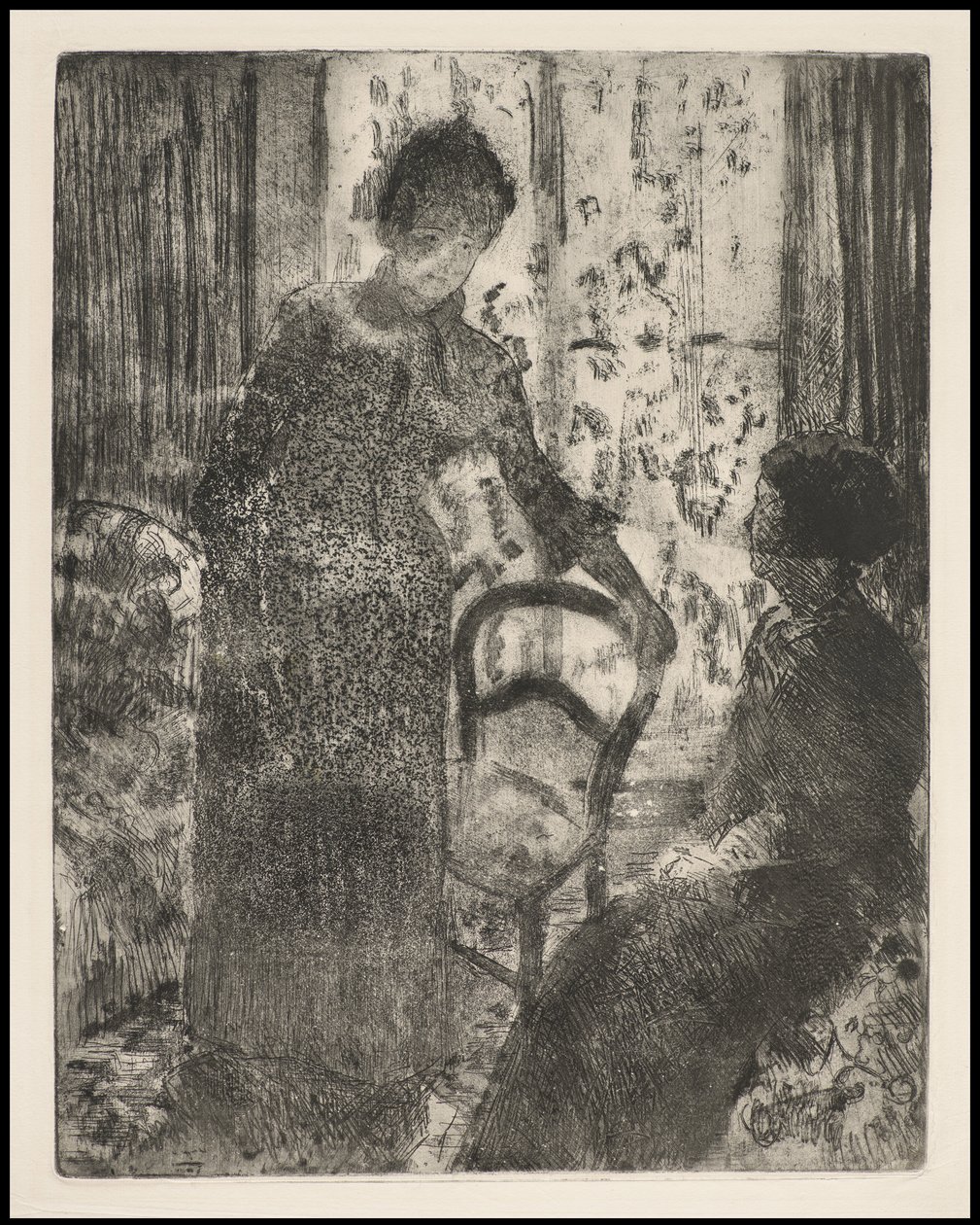 Návštěva, kolem roku 1881 od Mary Cassatt