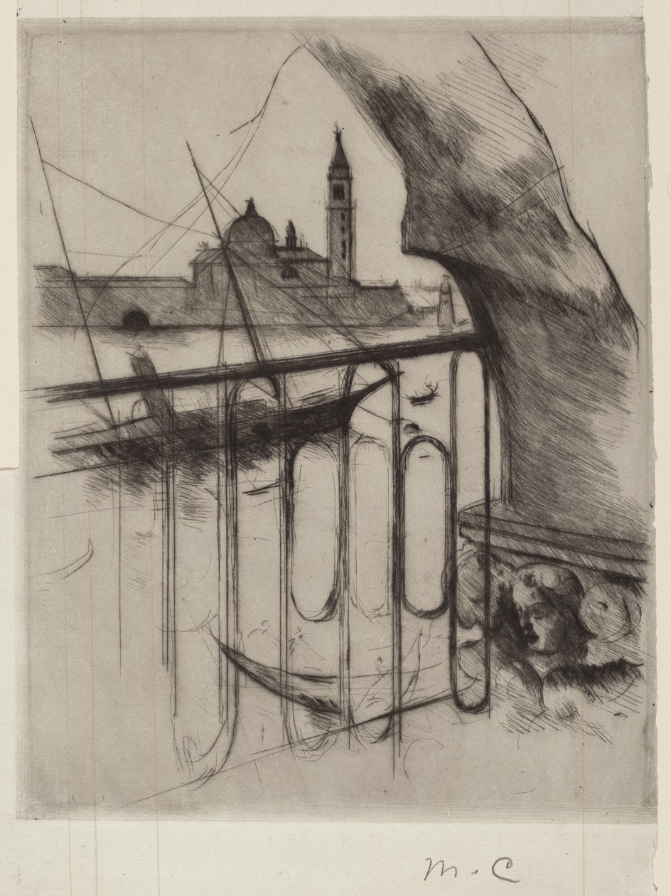 Pohled na Benátky, 1887. od Mary Cassatt