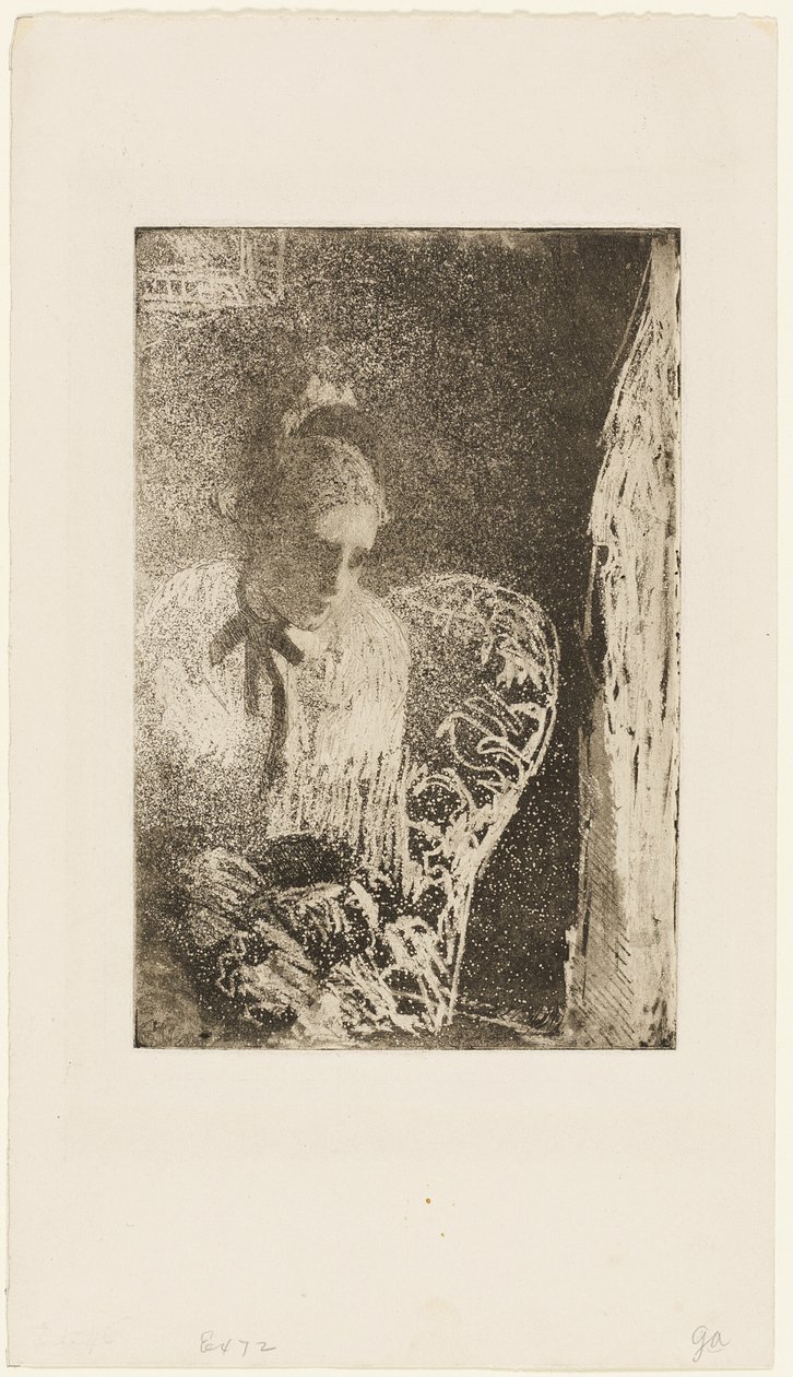 Čekání od Mary Cassatt