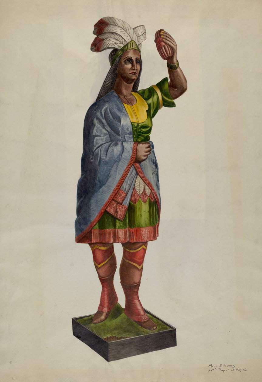 Prodejna doutníků Pocahontas, c. 1939. od Mary E Humes