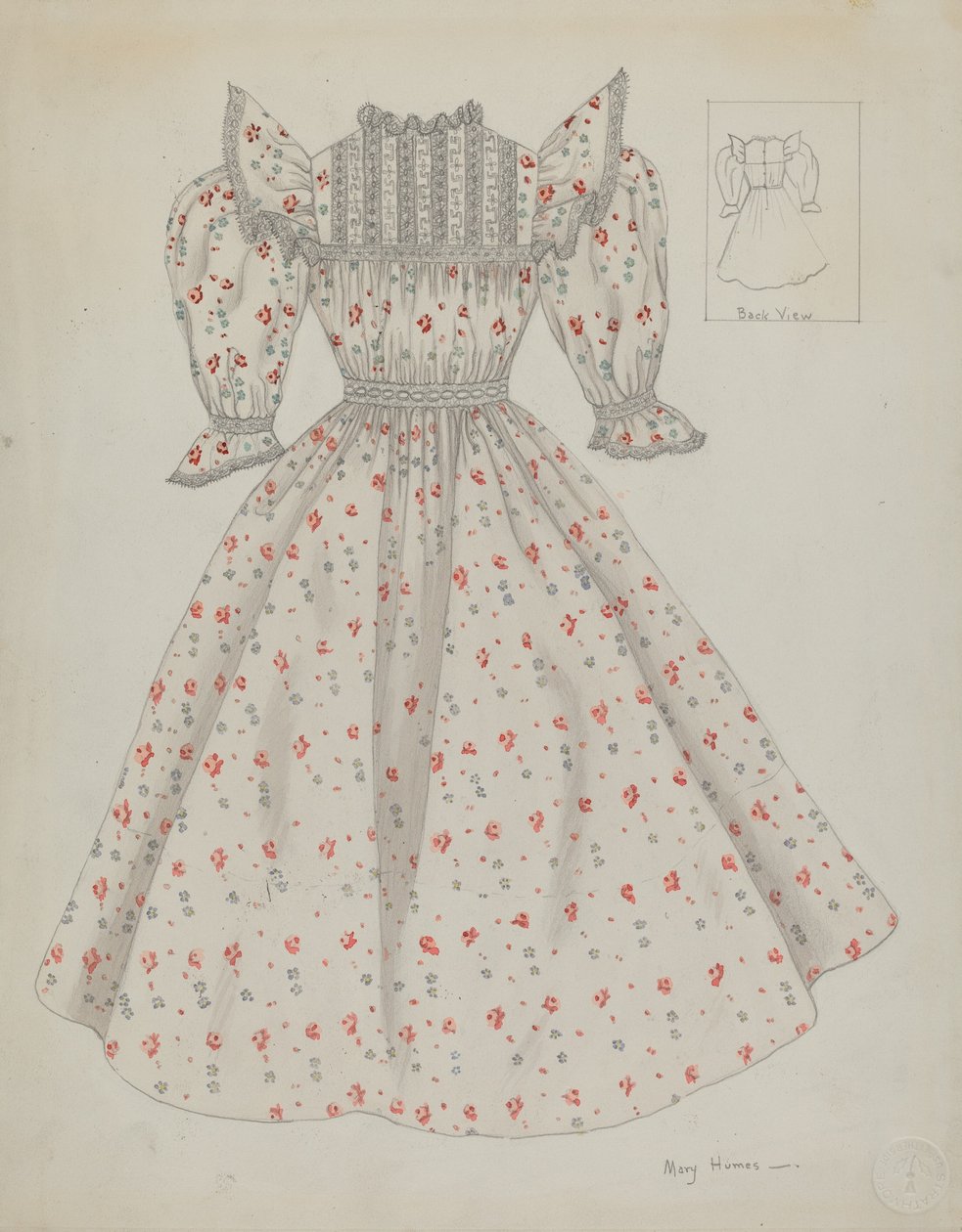 Šaty pro panenky, c. 1936. od Mary E Humes