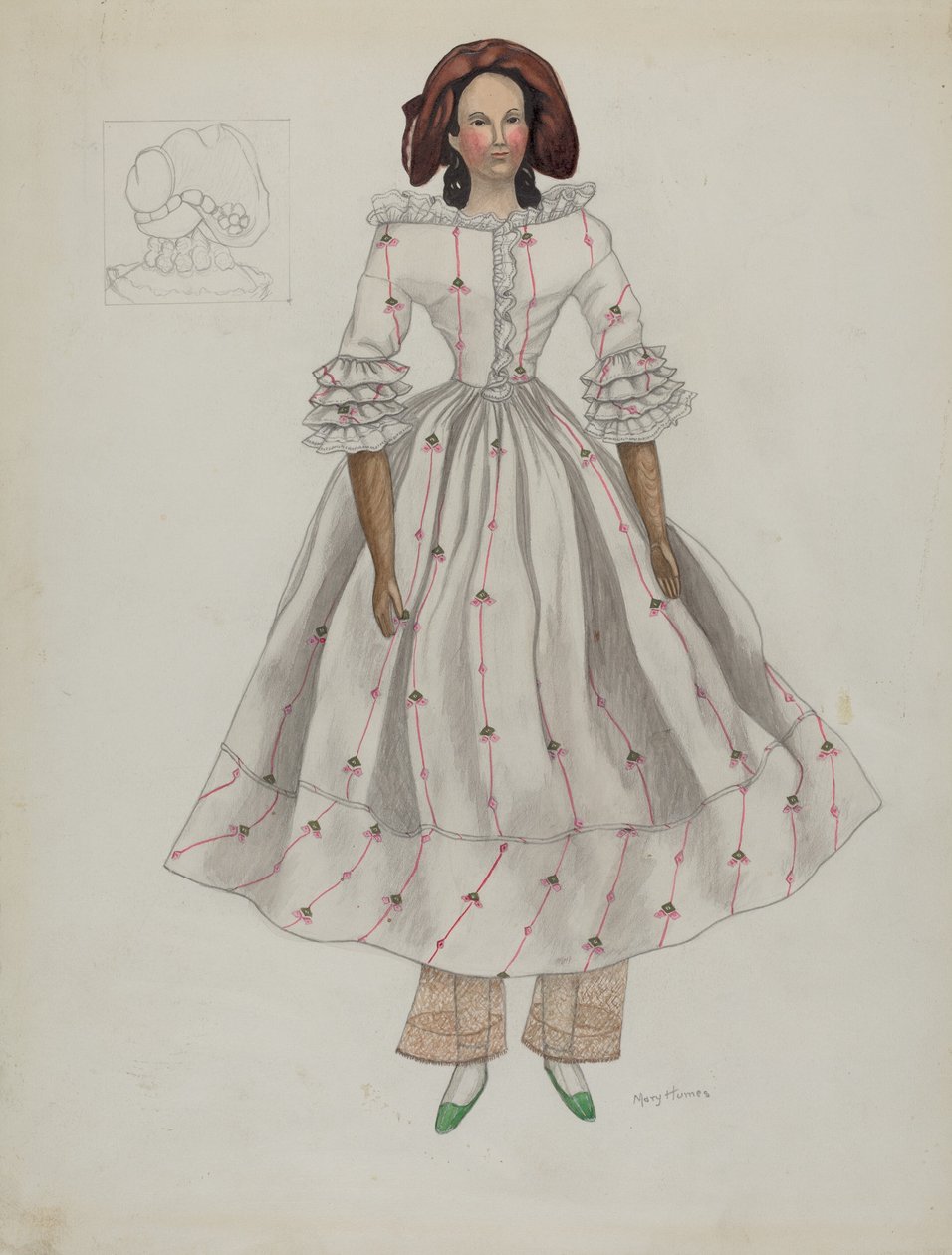 Panenka, c. 1936. od Mary E Humes