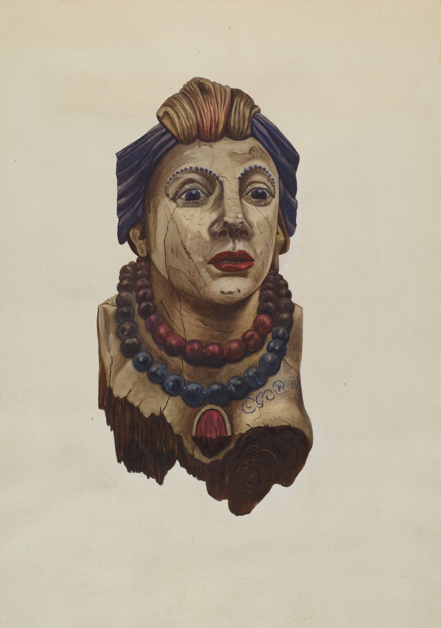 Indická princezna loutka, c. 1938. od Mary E Humes