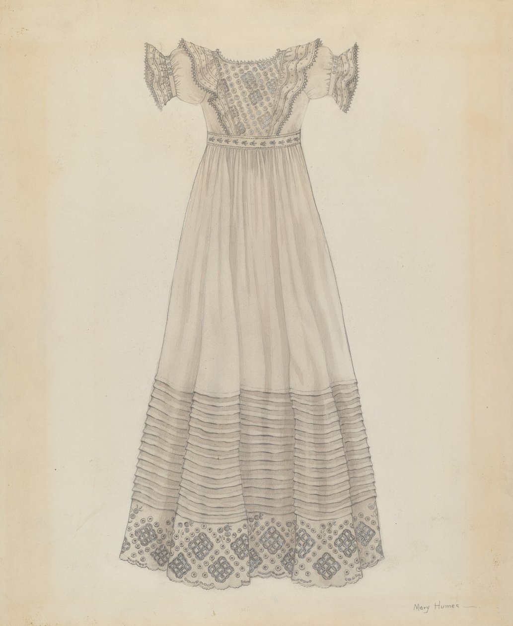 Kojenecké šaty, c. 1936. od Mary E Humes