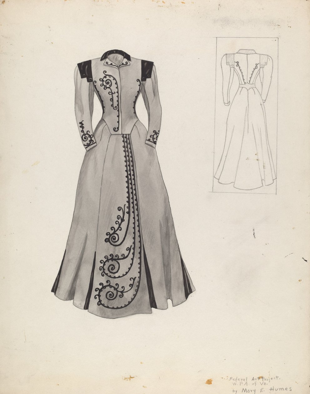 Kostým, c. 1937. od Mary E Humes
