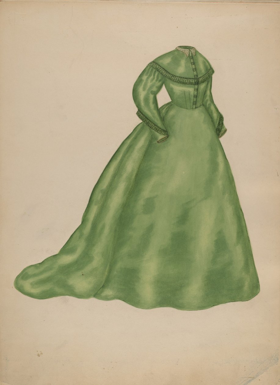 Svatební šaty, c. 1940. od Mary Fitzgerald