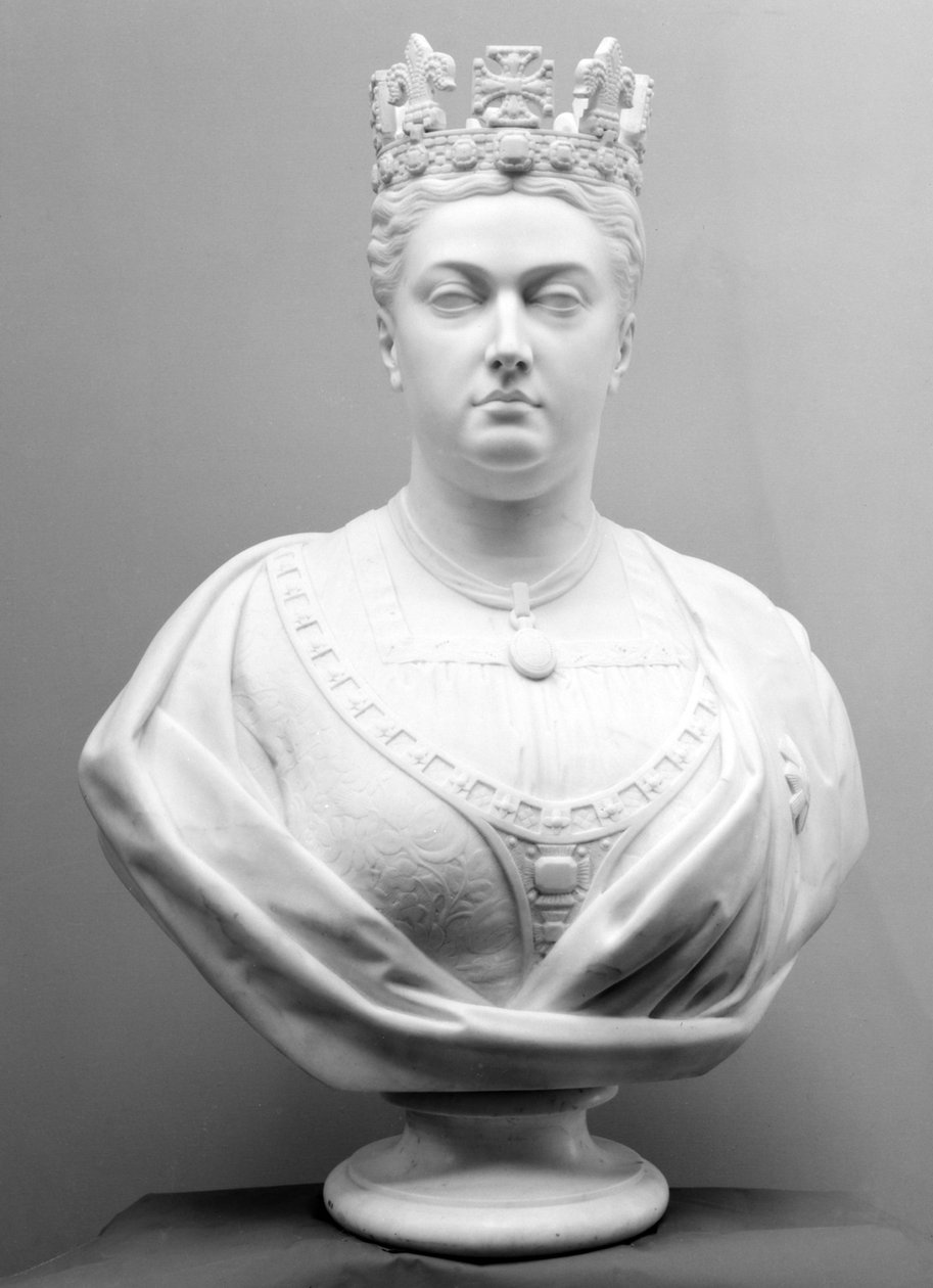 Queen Victoria, c.1874 (mramor) od Mary Grant