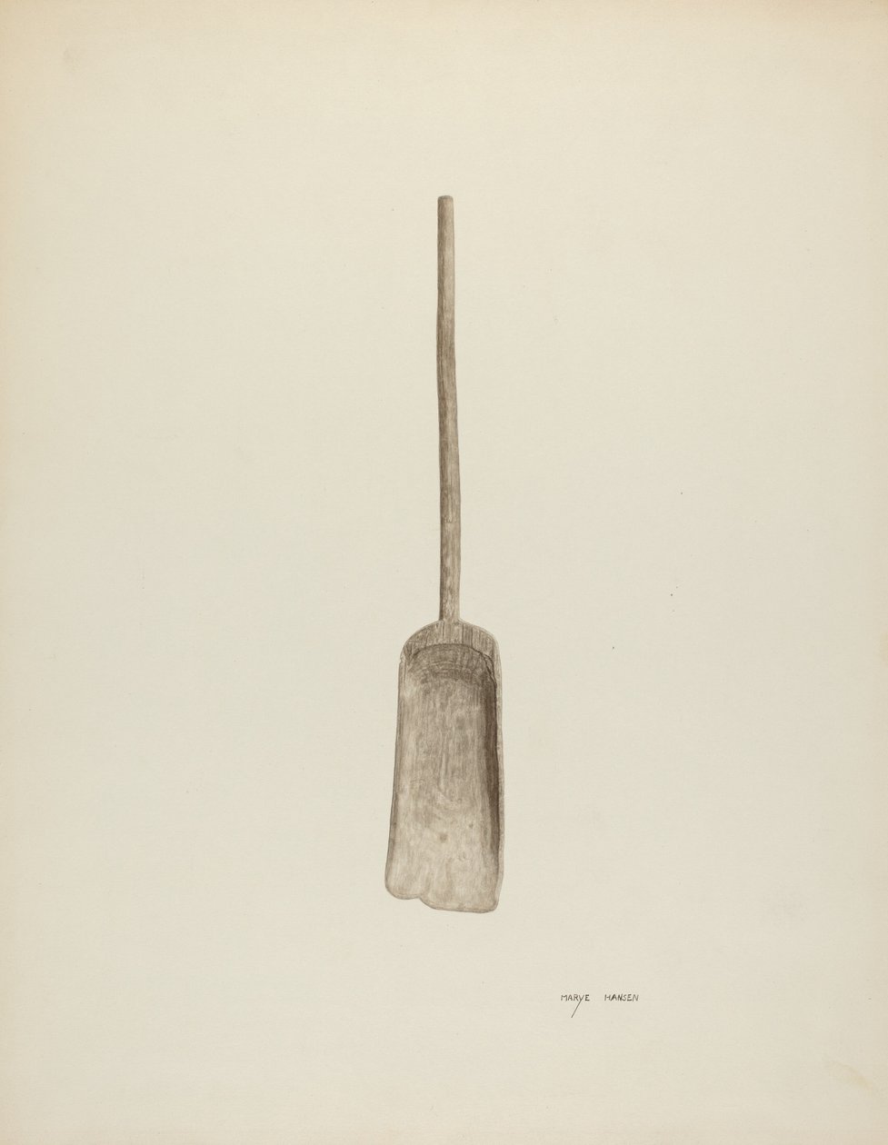 Lopata na obilí, c. 1940. od Mary Hansen