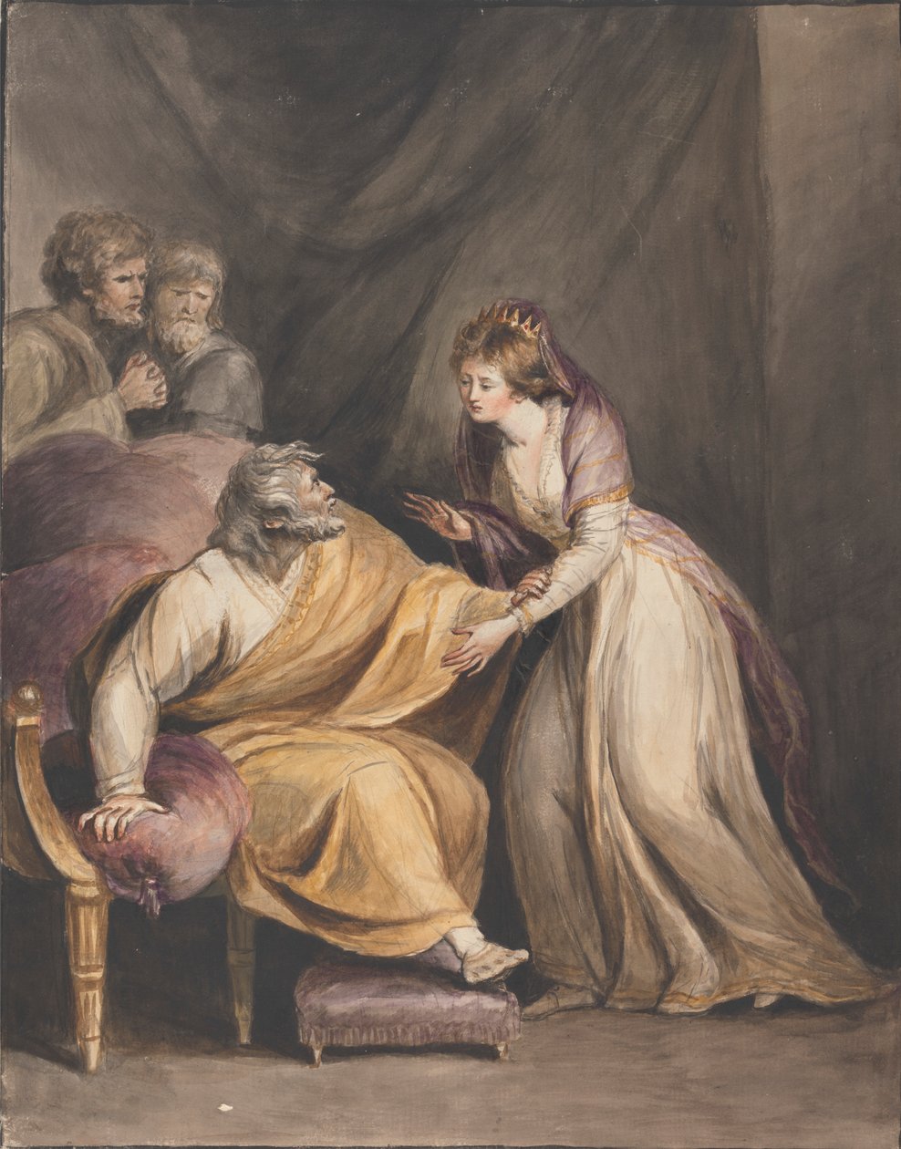 Lear a Cordelie od Mary Hoare