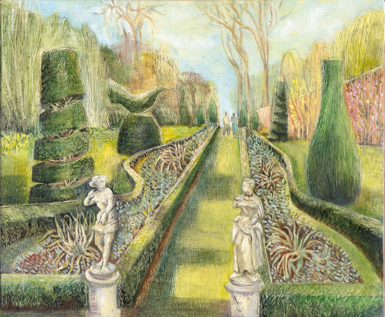 Dlouhá zahrada, Cliveden, Sochy, 2002 od Mary Kuper
