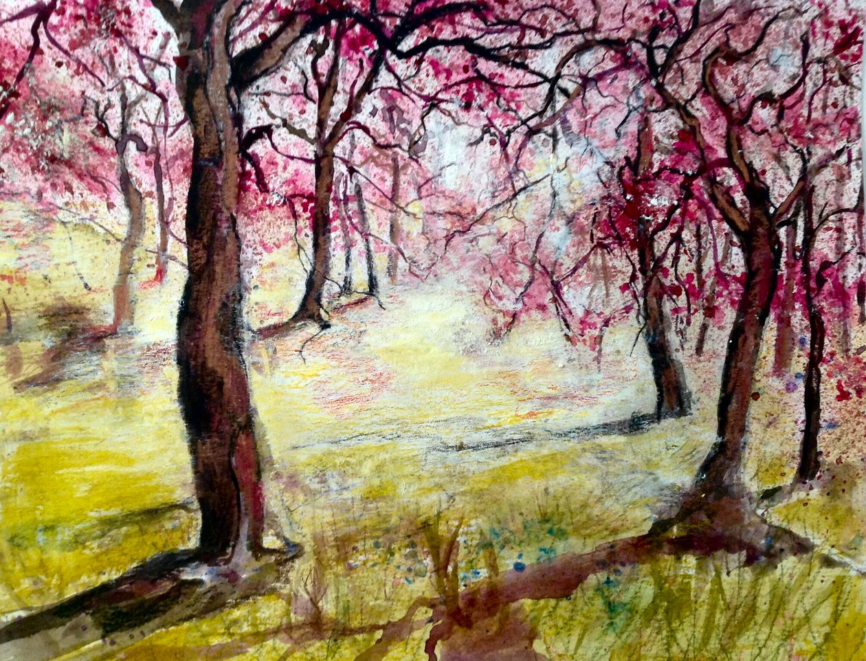 purpurové květy od Mary Smith