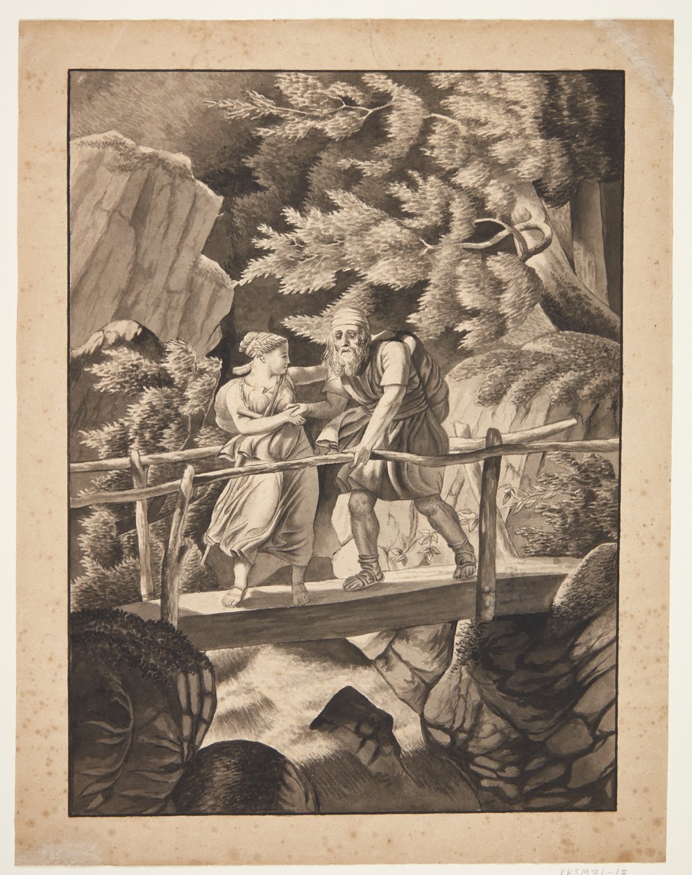 Ossian motiv (?) od Mary Sophie Clarck