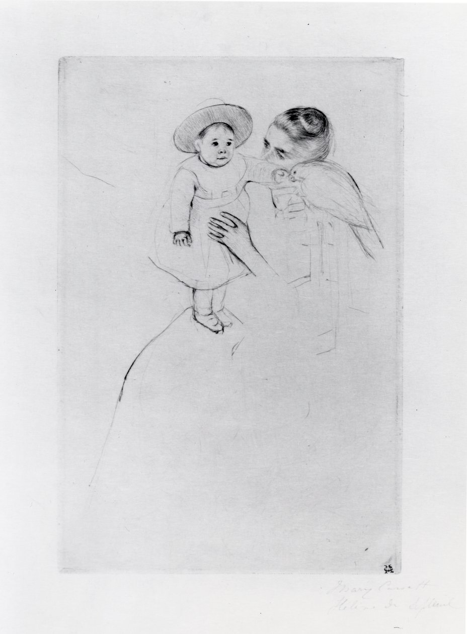 Helene ze Septeuilu od Mary Stevenson Cassatt