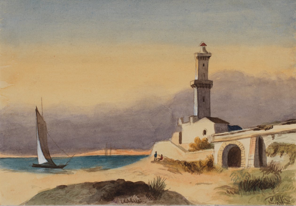Krajina bez názvu, 1876. od Mary Vaux Walcott