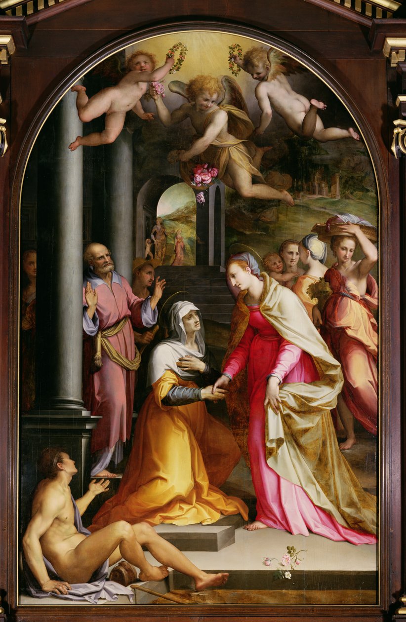 Navštívení, 1560 od Maso da San Friano