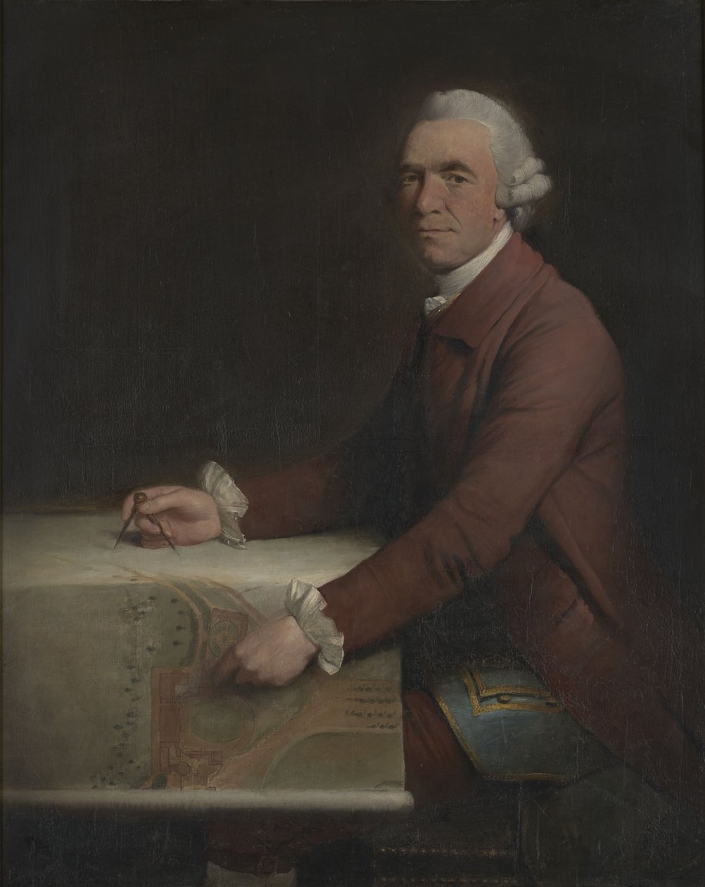 Portrét Kentona Couse, britského architekta (1721-1790) od Mason Chamberlin