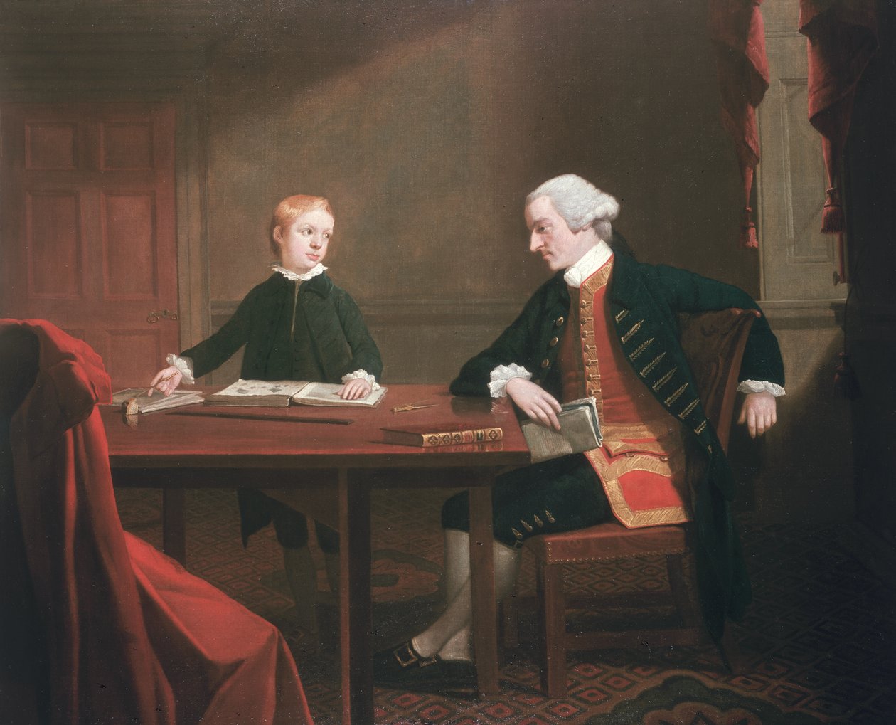 Samuel Smith a jeho syn William, kolem roku 1770 od Mason Chamberlin
