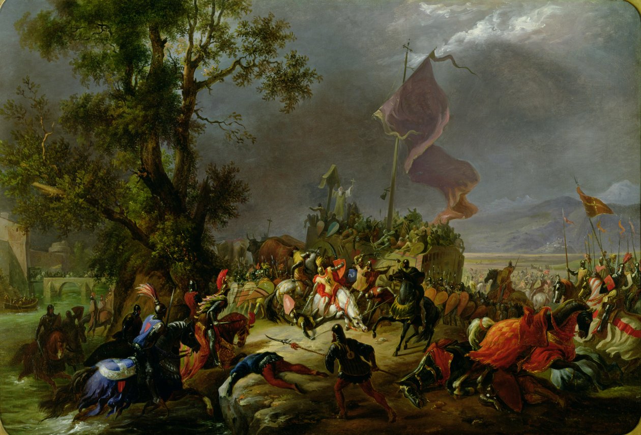 Bitva u Legnana v roce 1176, 1831 od Massimo Taparelli d