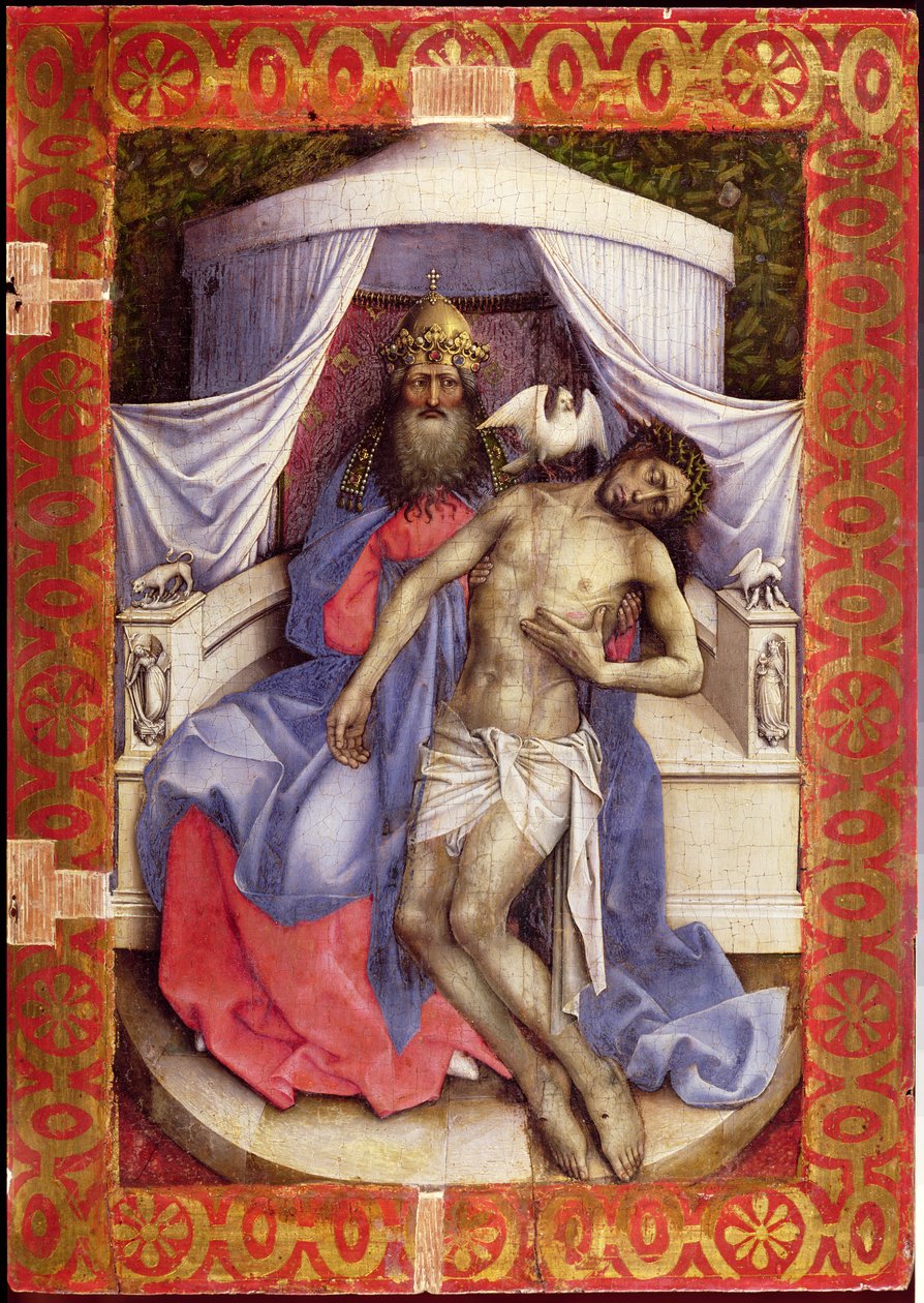 Truchlící Trojice (Boží trůn) od Master of Flémalle