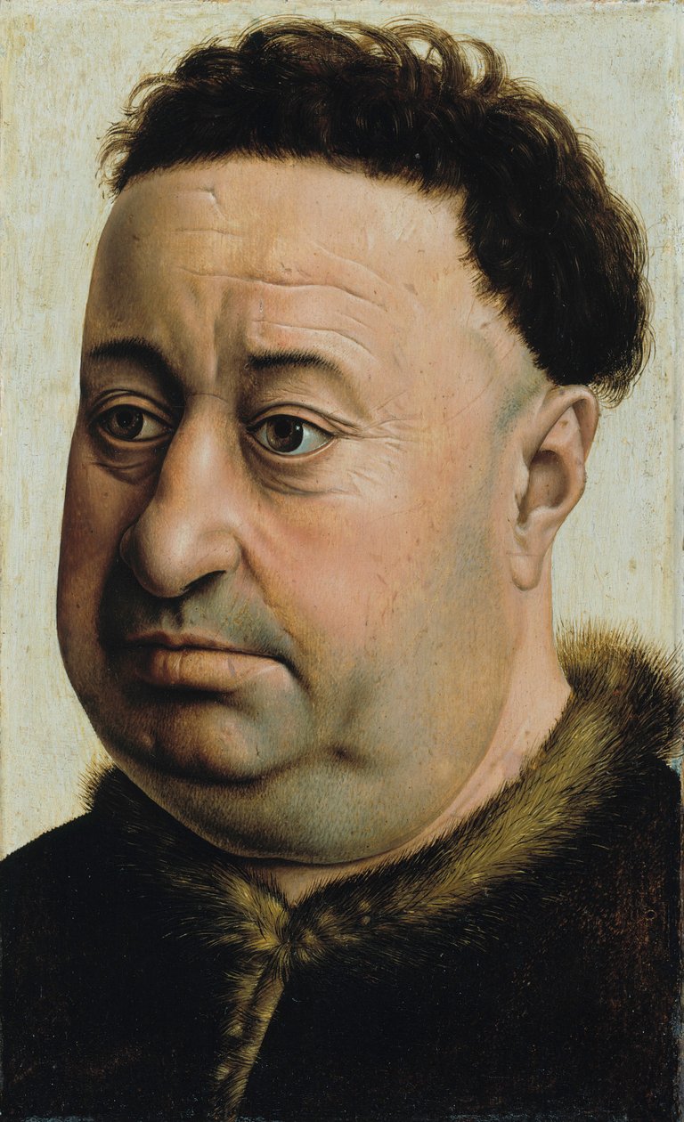 Portrét tlustého muže od Master of Flémalle