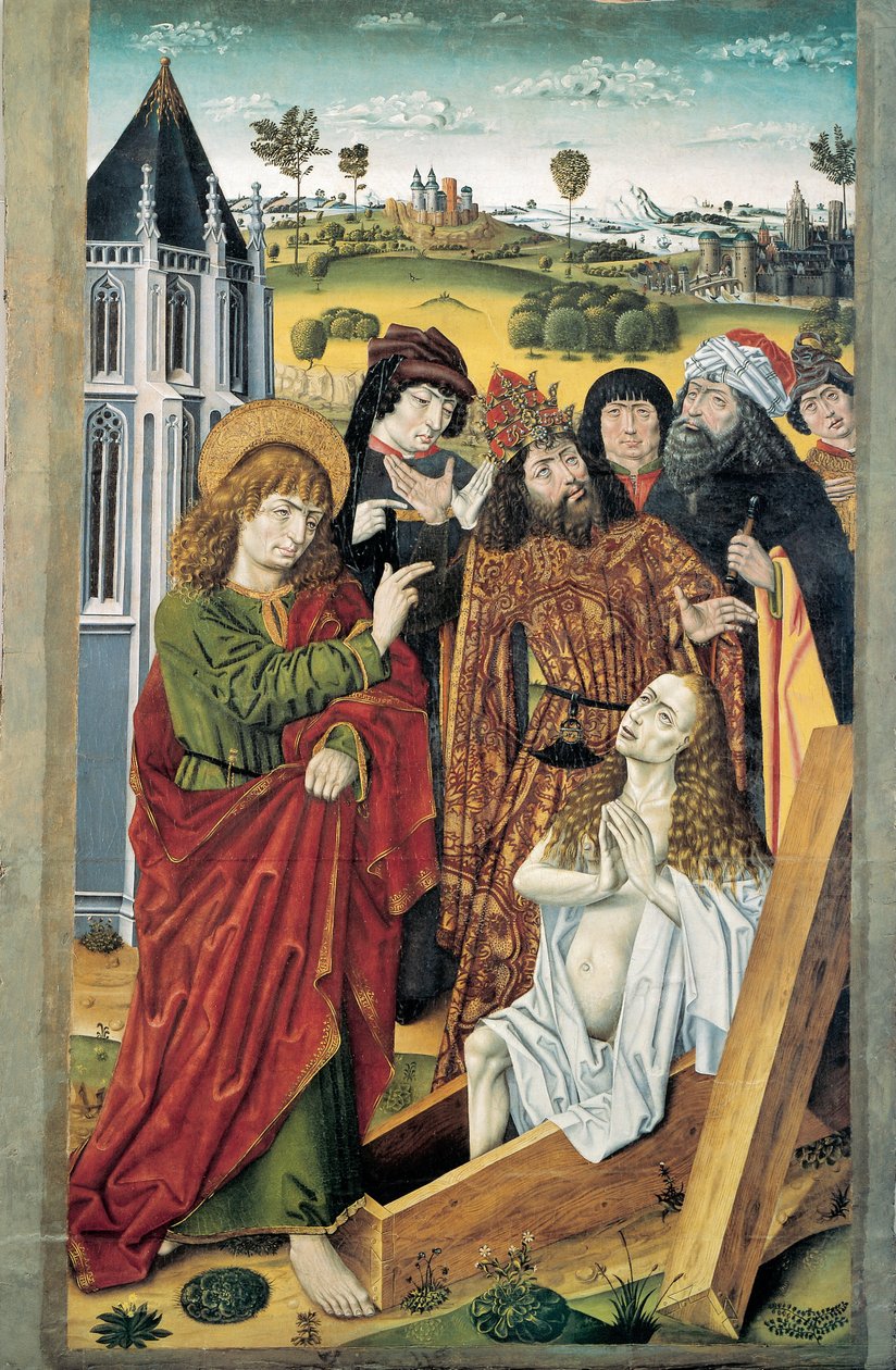 Vzkříšení Drusiany od Master of Saint Nicholas