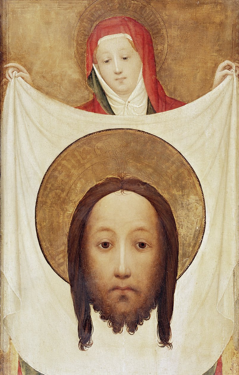 Svatá Veronika se sudáriem, cca 1420 (olej na ořechu) od Master of Saint Veronica