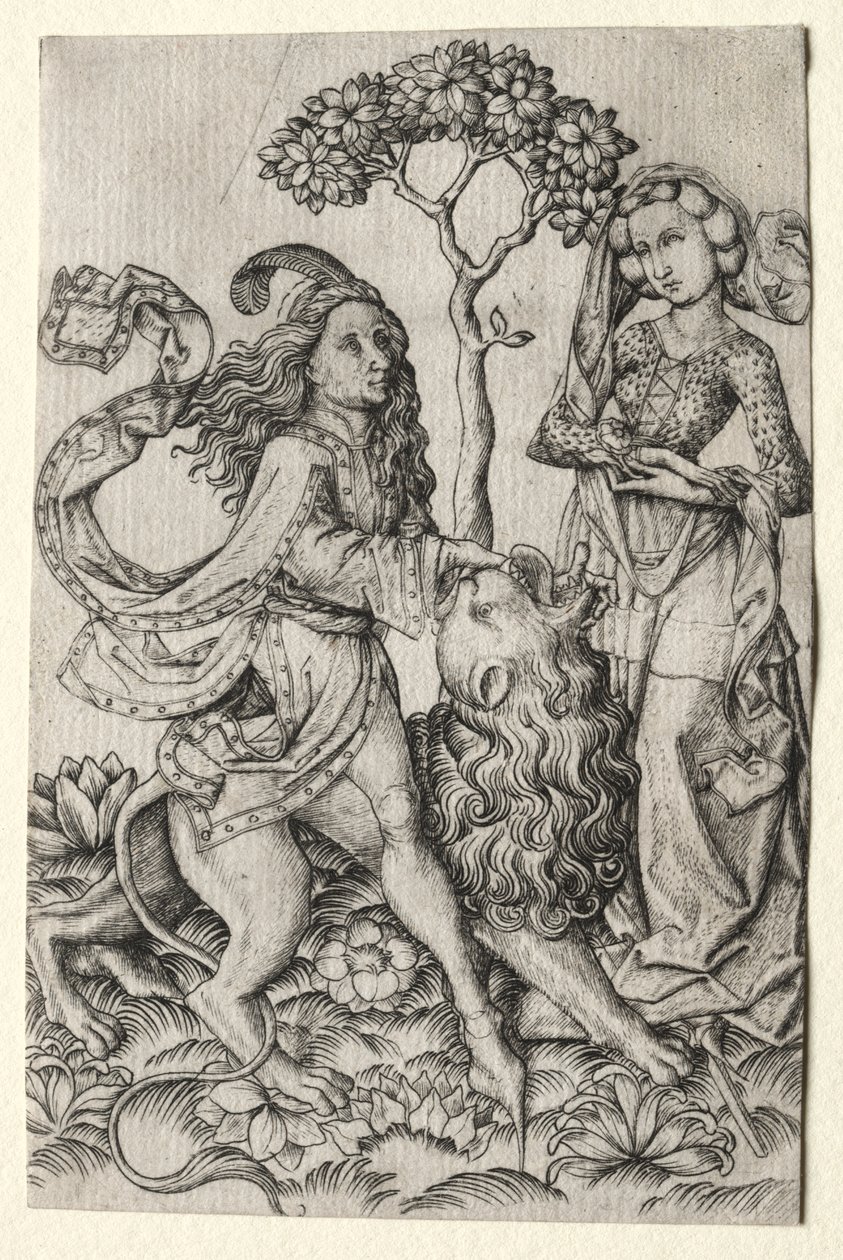 Samson Rending the Lion od Master ES