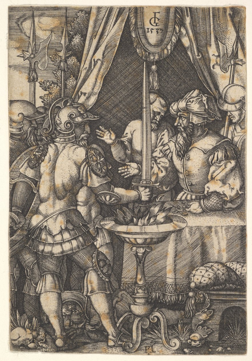 Mucius Scaevola, 1537 od Master FG